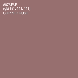 #976F6F - Copper Rose Color Image
